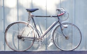 Vintage bicycle with W.F. Holdsworth label to frame, Bluemels aluminium mudguards, Brooks leather