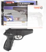 Gamo P-25 Blowback .177 CO2 air pistol with fixed sights and multi-shot magazine, serial number
