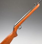BSA Cadet Major .177 air rifle with semi-pistol grip and adjustable sights, serial number C19966.
