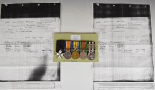 WW1 Royal Navy Volunteer Reserve medal group of five comprising Order of St. John, War Medal,