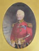 Painting of Colonel (later General) Sir James Archibald Hope G.C.B Colonel of the 9th Foot. He