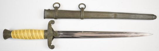 German WW2 Nazi Third Reich Army Officer's dress dagger with celluloid grips, maker's mark W.K.C