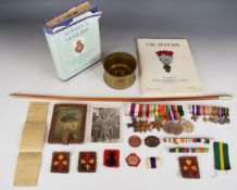 WW2 British Army Royal Fusiliers Military Cross medal group of seven to Major J. L Canty, comprising