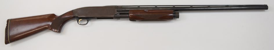 Browning BPS 12 bore 3-shot pump-action shotgun with chequered semi-pistol grip, vented rib and 28