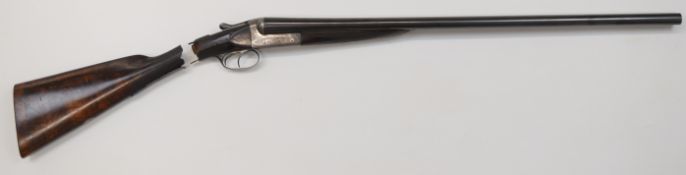 Charles Osbourne & Co 12 bore side by side ejector shotgun with named and engraved locks, engraved