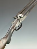 Midland Gun Company Demon 12 bore side by side hammer action shotgun with engraved locks featuring