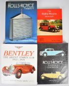 Four Rolls-Royce and Bentley vintage car interest books comprising The Rolls-Royce Twenty by