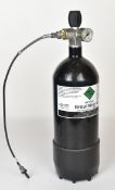 Approximately 4 litre 6.7kg compressed breathing air bottle suitable for re-filling PCP air