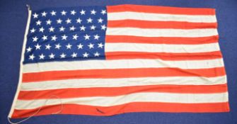 Large American Stars & Stripes flag with 45 stars, 10 x 5ft ( 305 x 152cm)