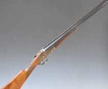 AYA No 2 12 bore side by side sidelock ejector shotgun with named and engraved hand detachable
