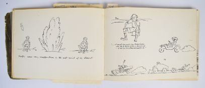 WW2 Prisoner of War book 'For You The War Is Over' by Gordon Horner, a book of drawings of Prisoners