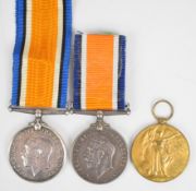 Two South Africa WW1 War Medals named to Pte J.J Boyd and L/Cpl A.B Thompson, both 3rd South