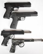 Four .177 air pistols comprising Umarex T J Harrington & Son 'The Gat', and Diana Repeater, G-10