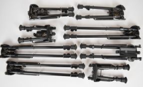 Eight sets of rifle bi-pods including Konus, Harris 1A2 Ultralight etc.