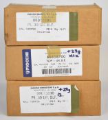 Seven-hundred-and-fifty 12 bore Fiocchi Top 1 and PL30 24g and 28g shotgun cartridges, all in