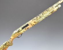 Hatsan Escort Magnum 12 bore 3-shot semi-automatic shotgun with Mossy Oak camauflage, chequered