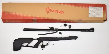 Crosman Multi-shot Mission Model 6-CMM2SXS .22 air rifle with composite skeleton stock, textured