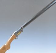 Pedretti Gunsport Hushpower .410 single barrelled shotgun with engraved lock, chequered grip and