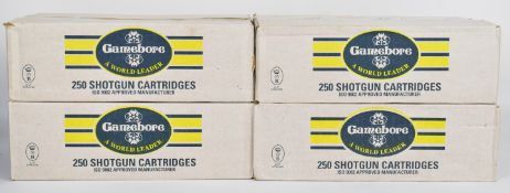 One-thousand 20 bore Gamebore Competition 24g 7.5 shot shotgun cartridges, all in original boxes.