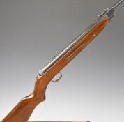 Diana Model 27 .22 air rifle with semi-pistol grip and adjustable sights, NVSN