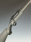 Sabatti Saphire 6.5x55 bolt-action rifle with composite stock, chequered pistol grip and forend,