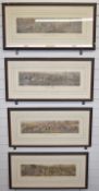 [Hunting] Series of four hand coloured aquatints after Henry Thomas Alken (1785-1851) depicting a