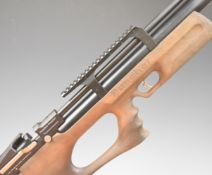 Kral Puncher Breaker .25 PCP carbine air rifle with 12-shot magazine, thumb-hole stock, adjustable