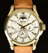 Seiko Premier Kinetic Direct Drive gentleman's automatic wristwatch ref. 5D88--0AA0 with