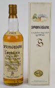 Springbank 26 year old Campeltown Single Malt Scotch Whisky, distilled 1965, bottled 1992, 46%