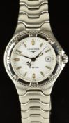 Longines Conquest ladies wristwatch ref. L3.112.4 with date aperture, luminous hands and hour