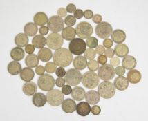 Approximately 300g British pre 1947 silver coinage