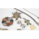 A collection of jewellery including two silver bangles, curb link bracelet with heart padlock clasp, - Image 3 of 8