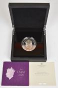 Royal Mint 2023 Coronation of King Charles III limited edition 415/1,536 UK silver proof 5oz coin,