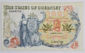 States of Guernsey undated (1975-80) £10 banknote signed W.H. Hodder, featuring Major-General Sir