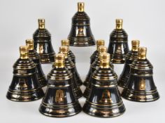 Thirteen Bell's Fine Old Scotch Whisky celebration decanters, 12 years old, 43% vol, 75cl. PLEASE