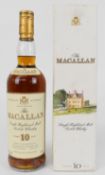 The Macallan 10 Years Old Single Highland Malt Scotch Whisky, 75cl, 40% vol, in original box. PLEASE