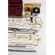A collection of costume jewellery including brooches, beads, Toledo, Wedgwood brooch, 9ct gold and - Image 4 of 5