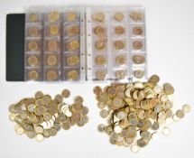 Approximately 430 bi metal and older collectable £2 coins, to include  Magna Carta, Mary Rose and