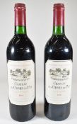 Two bottles of Chateau les Ormes de Pez Saint-Estephe 1991, 13% vol, 75cl. PLEASE NOTE ALL ALCOHOL &