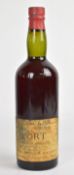 Fine Old Port, Product of Portugal, bottled for Howell & Stevens of Malvern, with 1934 hand