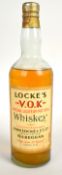 Locke’s V.O.K Special Liqueur Pot Still Irish Whiskey. John Locke & Co Ltd. Brusna Distillery