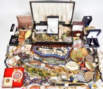 A collection of jewellery including Exquisite necklace, Jewelcraft bracelet, Rotary watches and