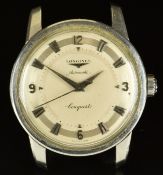 Longines Conquest gentleman's automatic wristwatch ref. 9000 with silver dauphine hands, bevelled