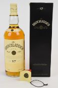 Bruichladdich 17 year old Islay Single Malt Scotch Whisky, 43%, 1L, in original presentation box.