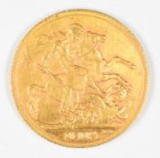 1914 George V gold full sovereign