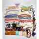 A collection of costume jewellery including beaded necklaces, pearl earrings, pheasant brooch, - Image 1 of 9