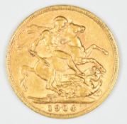 1904 Edward VII gold full sovereign