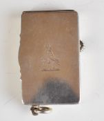 Victorian hallmarked silver novelty vesta and possible pencil holder, London 1897 maker Child &