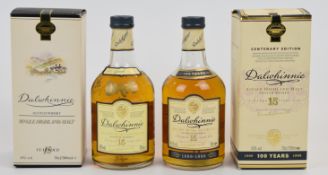 Two bottles of Dalwhinnie 15 year old Single Highland Malt Scotch Whisky, 43% vol, 70cl, both in