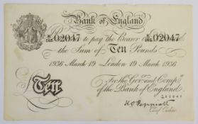 Operation Bernhard Nazi forgery 1936 Peppiatt £10 banknote